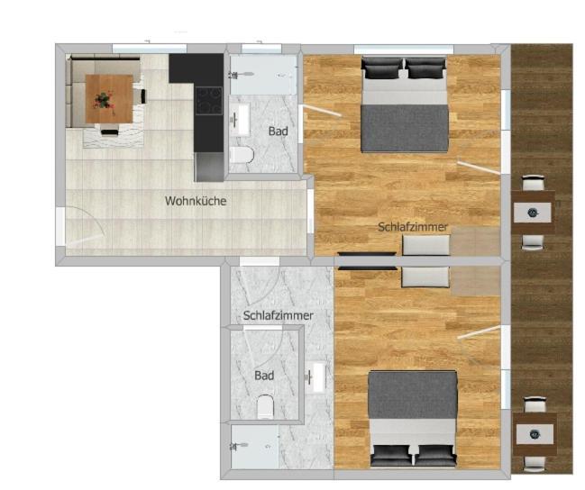 Wildbach Apartments 施图拜河谷新施蒂夫特 外观 照片